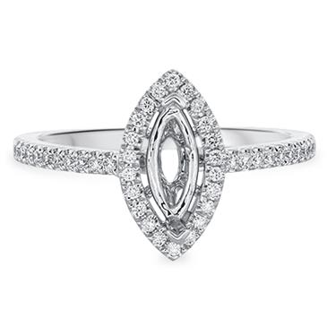 Prima Diamond Engagement Ring (8x4 Marquise Center)