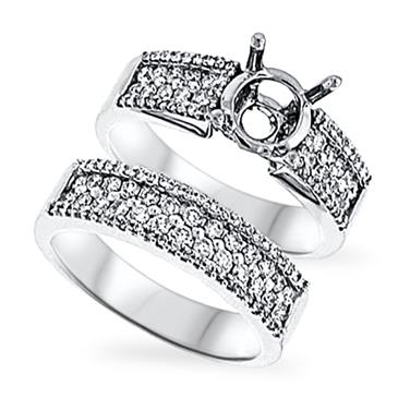 Prima Diamond Engagement Ring Set