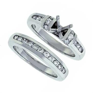 Prima Diamond Engagement Ring Set