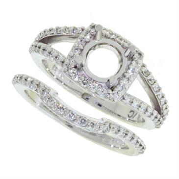 Prima Diamond Engagement Ring Set