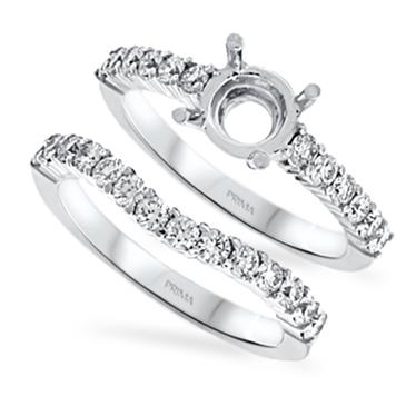 Prima Diamond Engagement Ring Set