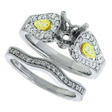 Prima Diamond Engagement Ring Set