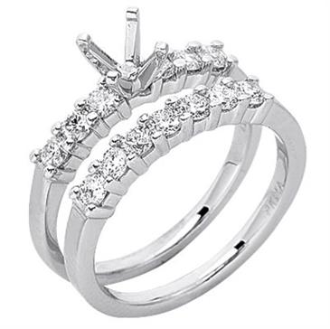 Prima Diamond Engagement Ring Set