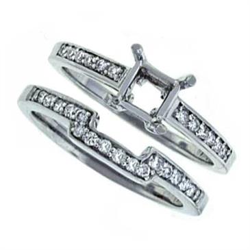 Prima Diamond Engagement Ring Set