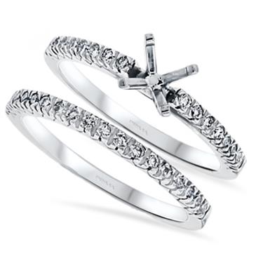 Prima Diamond Engagement Ring Set