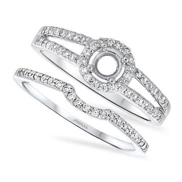 Prima Diamond Engagement Ring Set