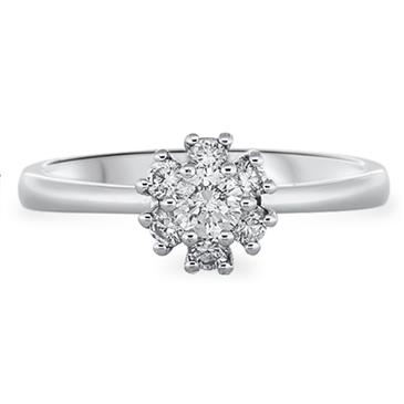 Prima Diamond Flower Ring