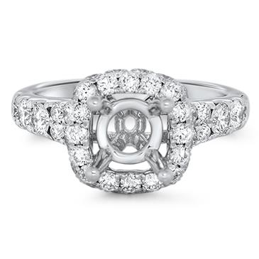 Prima Diamond Halo Eng Ring