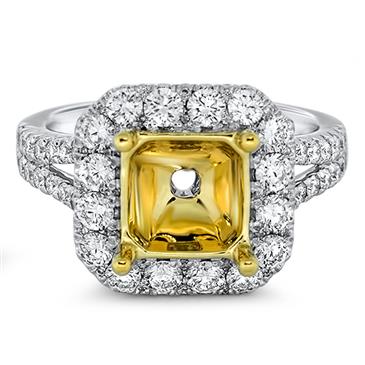 Prima Diamond Halo TT P/C Eng Ring