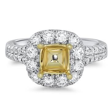 Prima Diamond Halo TT P/C Eng Ring