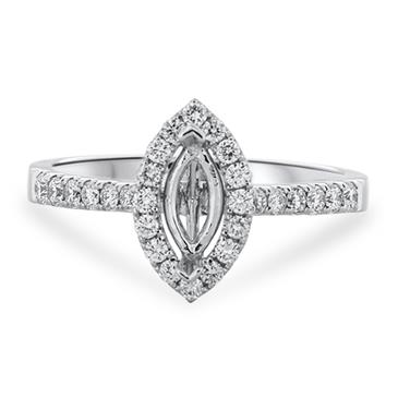 Prima Diamond Marquise Engagement Ring