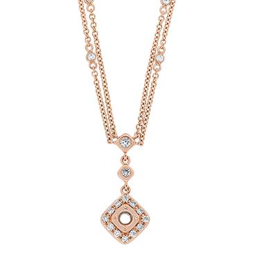 Prima Diamond Necklace With Chain (4mm)