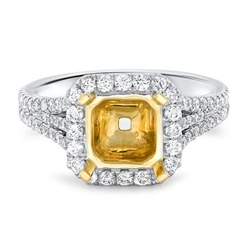 Prima Diamond P/C Halo Eng Ring