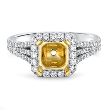 Prima Diamond P/C Halo Eng Ring