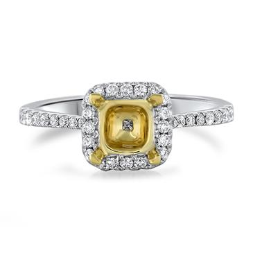 Prima Diamond P/C Halo Eng Ring