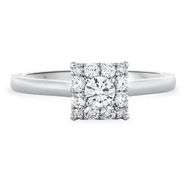 Prima Diamond Square Cluster Ring