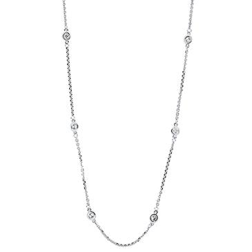 Prima Diamond Station Necklace