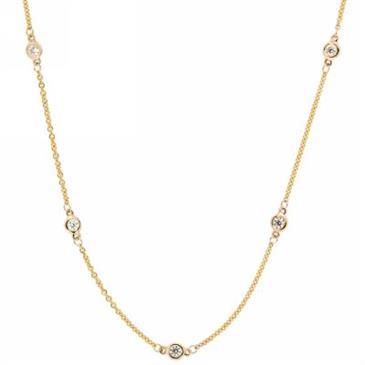 Prima Diamond Station Necklace