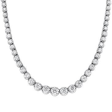 Prima Diamond Tennis Necklace