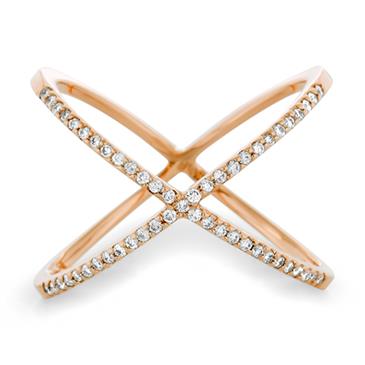 Prima Diamond X Ring