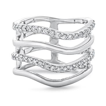 Prima Fashion 4 Row Diamond Ring