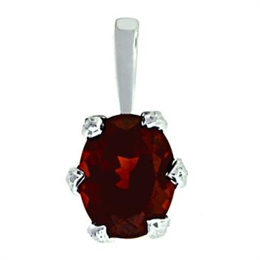 Prima Garnet Pendant