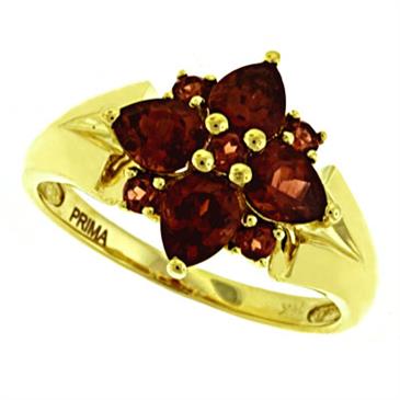 Prima Garnet Ring