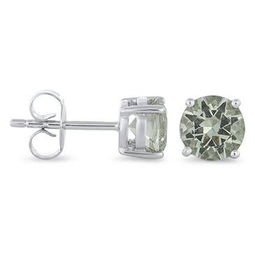 Prima Green Amethyst Earrings