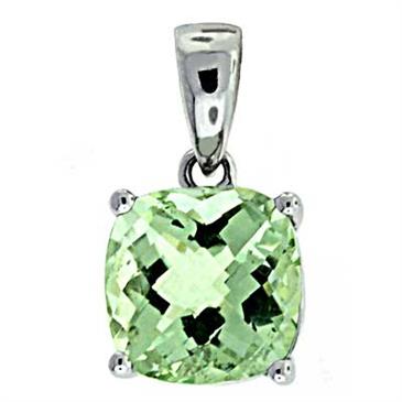 Prima Green Amethyst Pendant