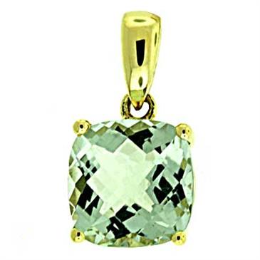 Prima Green Amethyst Pendant