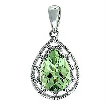 Prima Green Amethyst Pendant