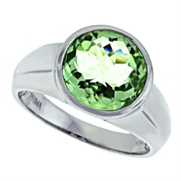 Prima Green Amethyst Ring