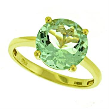 Prima Green Amethyst Ring