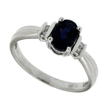 Prima Iolite & Diamond Ring