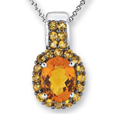 Prima Madera Citrine Pendant