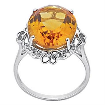 Prima Madera Citrine Ring