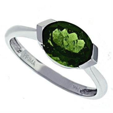 Prima Moldavite Ring