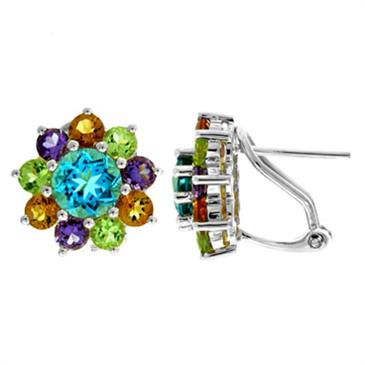 Prima Multi Color Earrings