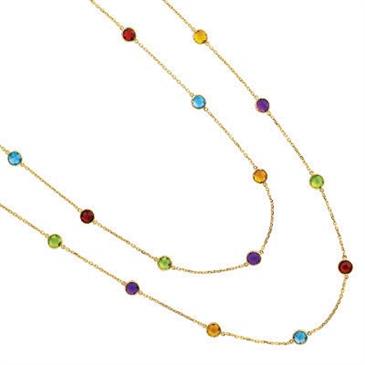 Prima Multi Gemstone Necklace