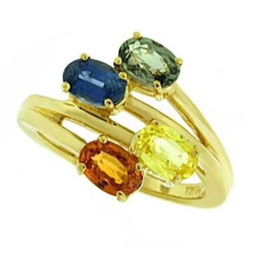 Prima Multi Sapphire Ring