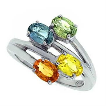 Prima Multi Sapphire Ring