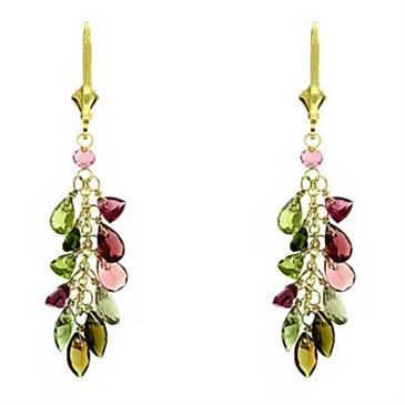 Prima Multi Tourmaline Earrings