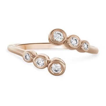 Prima Open Twist Diamond Ring