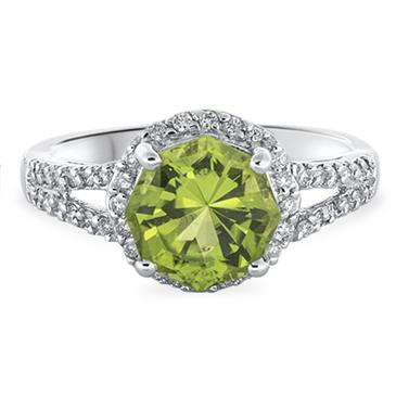 Prima Peridot & Diamond Ring