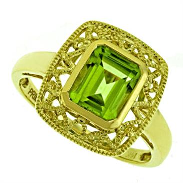 Prima Peridot Ring