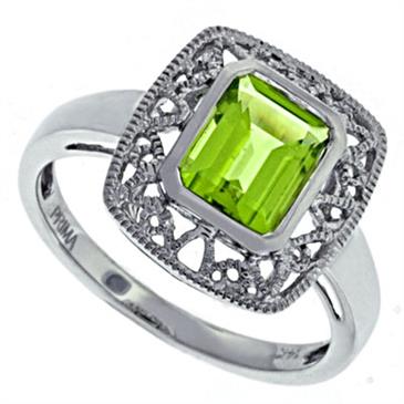 Prima Peridot Ring