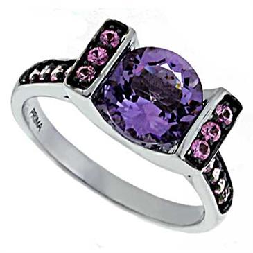 Prima Pink Amethyst And Pink Sapphire Ring