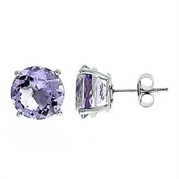 Prima Pink Amethyst Earrings