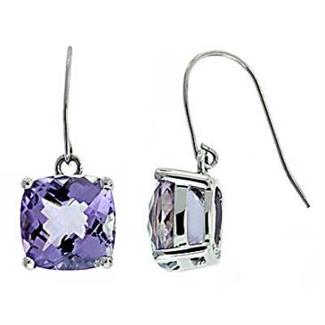 Prima Pink Amethyst Earrings