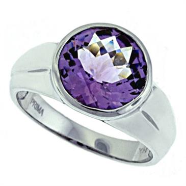 Prima Pink Amethyst Ring